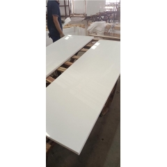 White nano glass slabs stone