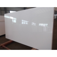 Nano White glass stone slab