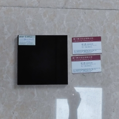 Nano glass pure black slabs