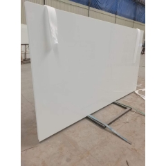 nano white glass slabs stone